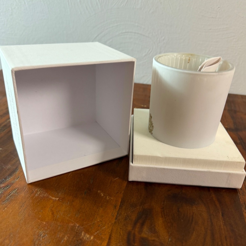 Ritz Paris Magnolia Imperial Scented Candle Vessel & Box Gardenia Tuberose White